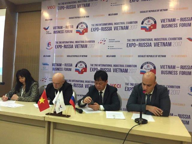 Press conference EXPO-RUSSIA VIETNAM 2017